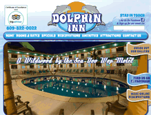 Tablet Screenshot of dolphininnwildwood.com
